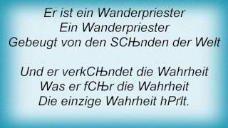 Roy Black - Der Wanderpriester Lyrics