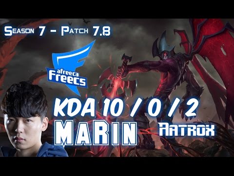 AFs MaRin AATROX vs RENGAR Jungle - Patch 7.8 KR Ranked