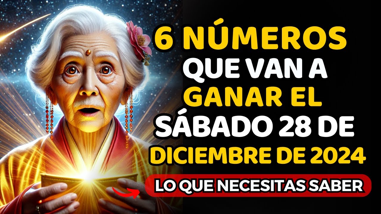 6 Números de la Suerte para ENFOCARTE y HACERTE RICO el 7 de Diciembre de 2024 | Filosofía Budista