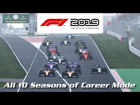 F1 2019 - All 10 Seasons of Career Mode