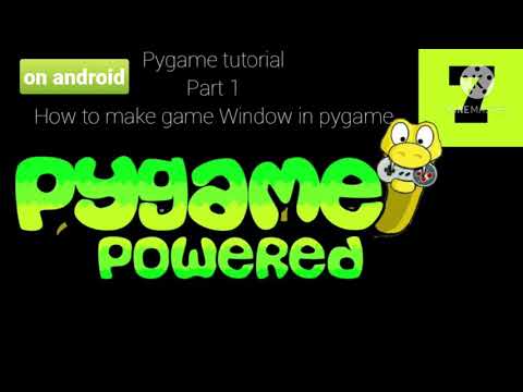 How to make game window in pygame part1
