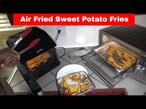 Sweet Potato Fries, Power Air Fryer Oven Elite vs NuWave Bravo XL