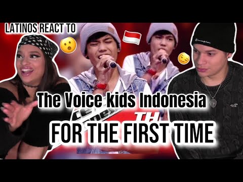 Latinos react to INDONESIAN The Voice Kids for the first time 🤩
