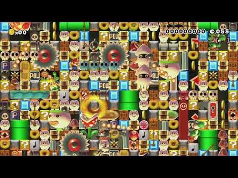 Short but insane maze! by Dynasteel♪ - Super Mario Maker - No Commentary 1bm