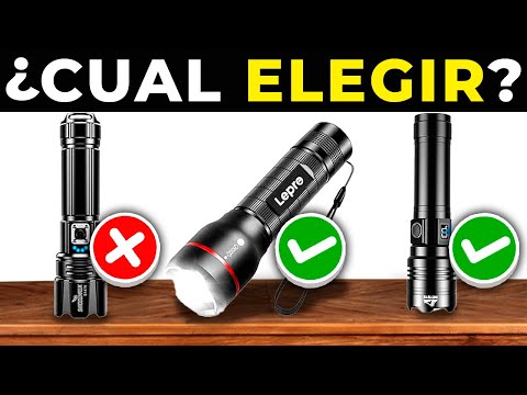 ✅ Las 5 MEJORES LINTERNAS POTENTES de Amazon 2025 | LINTERNAS TÁCTICAS Recargables AMAZON