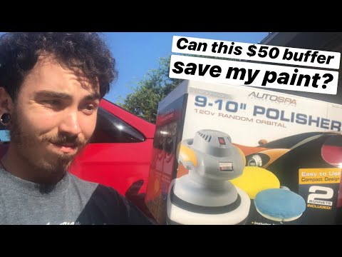 AutoSpa Orbotal Polisher Test! Can it save my civic's paint?