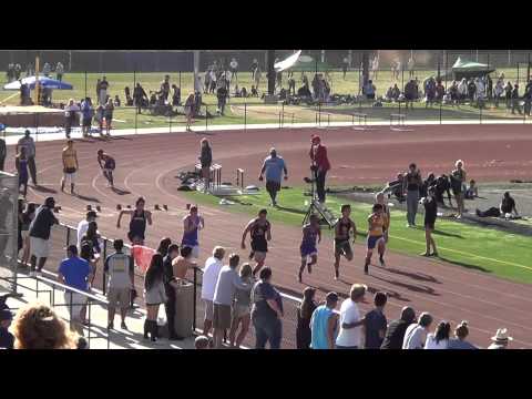B Douglas & H Edmondson - VarB 100m at Sunset Prelims 5-1-15