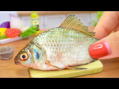 (Miniature) Catch Fish and Cook It in Tandoor - Fish Fry Recipe Idea by Mini Yummy