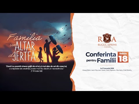 CRISTI BOARIU - Sesiunea 3 ┃ Conferinta pentru Familii (16 Ianuarie 2026)
