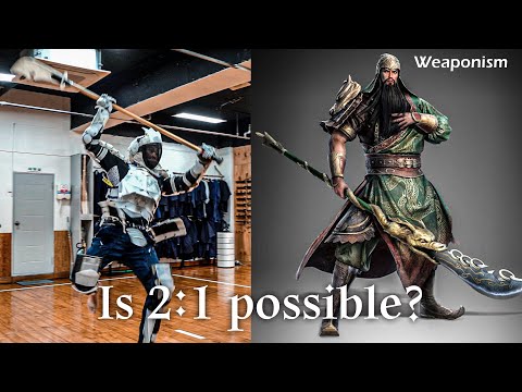 Guan Yu's Dragon Glaive VS Two Swordsmen