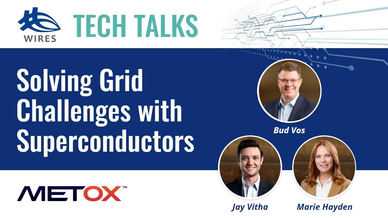 Watch the tech talk on YouTube - Solving Grid Challenges with Superconductors