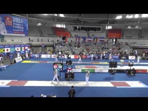 2016 사브르 그랑프리2016 SK telecom fencing Grand Prix DEARY William-BROWN Zackery