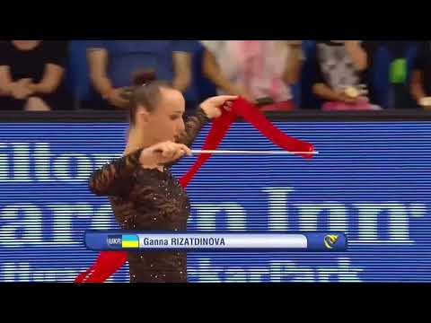 Ganna Rizatdinova Ribbon Music and Performance 2015 World Championships Ribbon Final