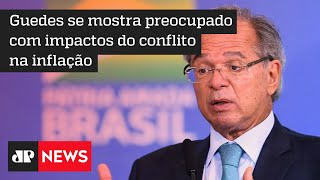 Ministro Paulo Guedes diz que Brasil condena invasão da Rússia
