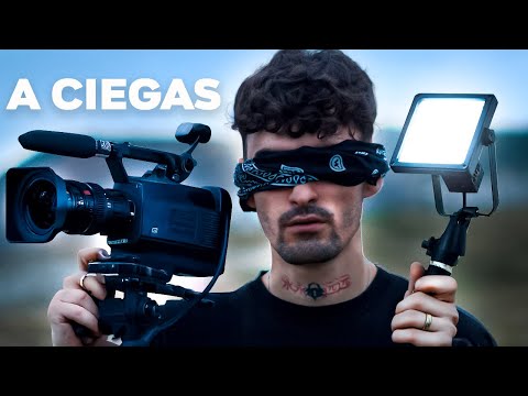 Así se siente grabar un video A CIEGAS...