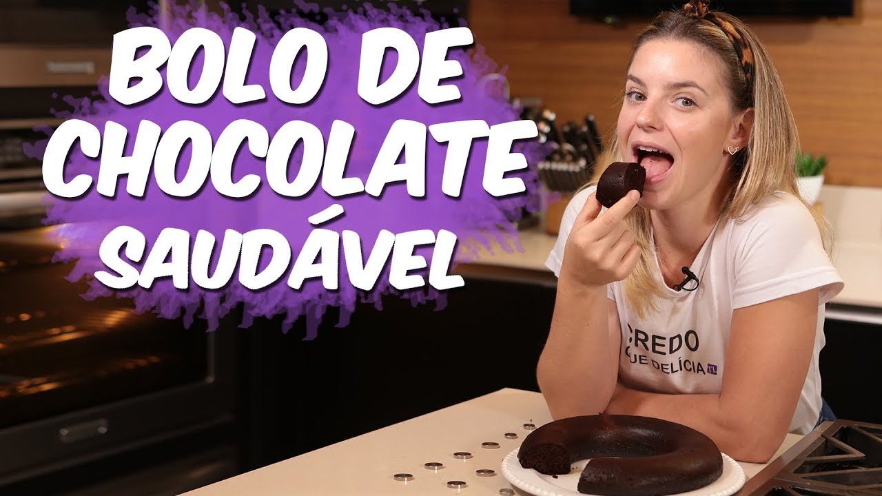 BOLO DE CHOCOLATE SEM FARINHA DE LIQUIDIFICAR | SIMPLES E FÁCIL