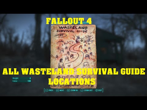 FALLOUT 4 - All Wasteland Survival Guide Magazine Locations