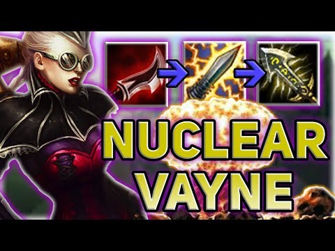 NUCLEAR VAYNE ADC IS SO OP!! THESE DUSKBLADE BUFFS PUT HER OVER THE TOP!! - BEST ADCS PATCH 7.14