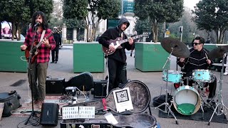 Large Crowd stops for Stevie Wonder "Superstition" Performed Brilliantly by The Nicholas Case 