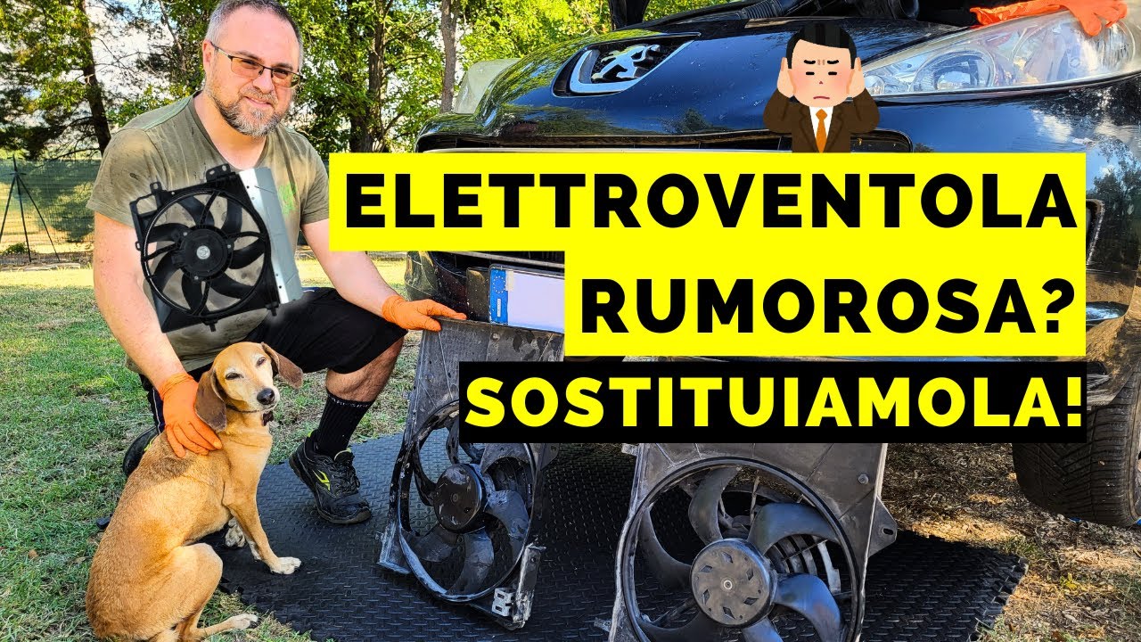 Ventola del radiatore SUPER rumorosa: come sostituirla nella Peugeot 207