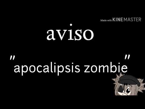 Aviso de la serie " apocalipsis zombie"