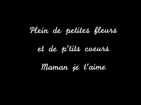 Chanson Maman je t'aime - chanson raccourcie -