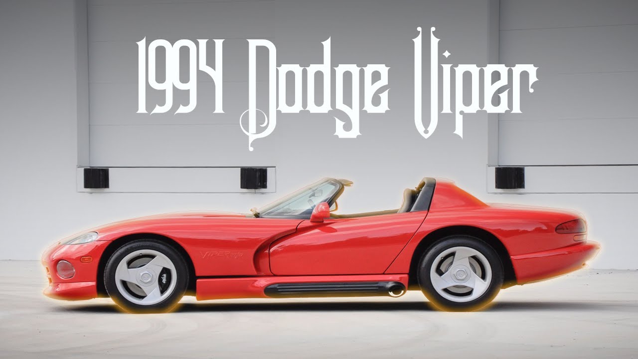 1994 DODGE VIPER Running through the Gears. Review ...
