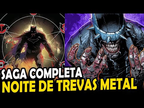 DC COMICS: NOITE DE TREVAS METAL - SAGA COMPLETA