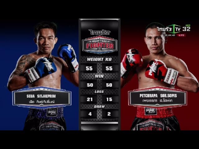 มวยไทยไฟต์เตอร์ | คู่ที่ 5  เพชรรภา ส.โสพิศ"  VS  เสือ ศิษย์เจ๊ปริ๋มณ์ *คู่เอก* | 09-12-60