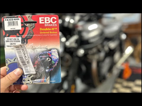 I installed EBC HH Sintered pads on my Triumph Speed Twin|No more squealing brakes/pulsing lever?