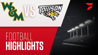Highlights: William & Mary vs Towson | 2024 CAA Football
