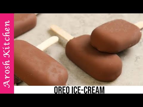 Oreo Ice Cream Recipe by Arosh Kitchen