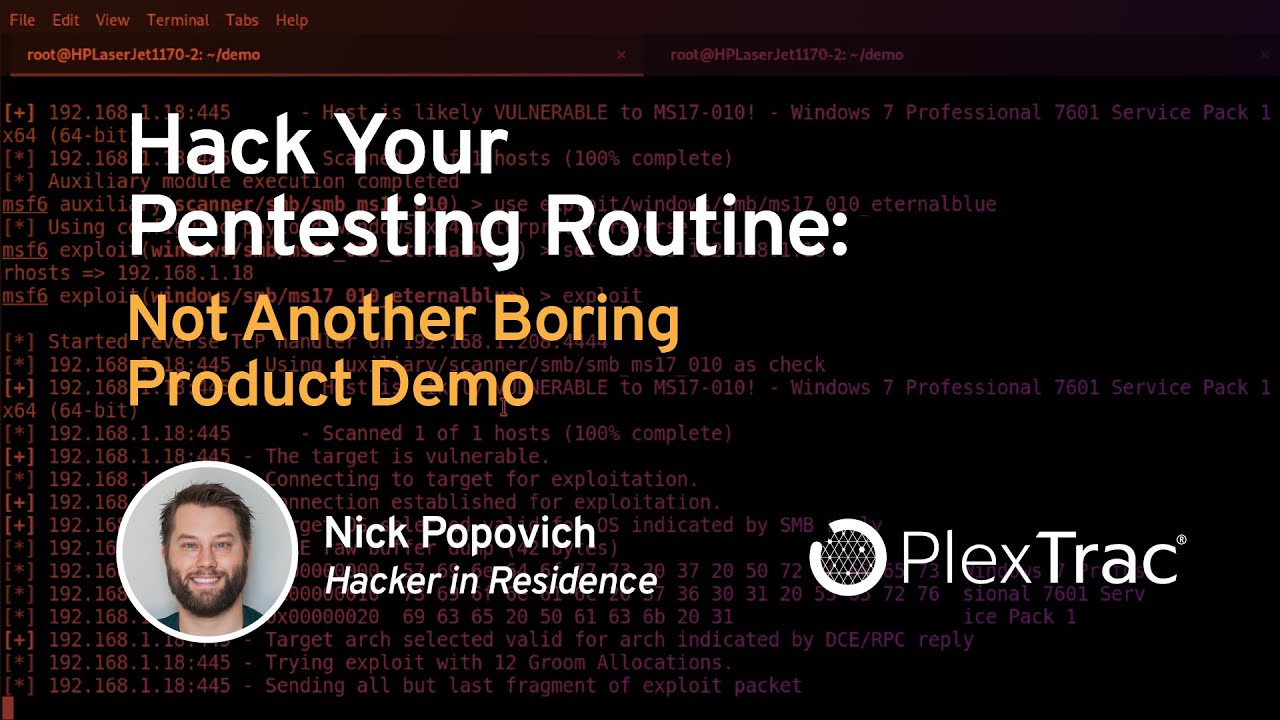 Hack Your Pentesting Routine: Not Another Boring Product Demo — PlexTrac Platform Demo