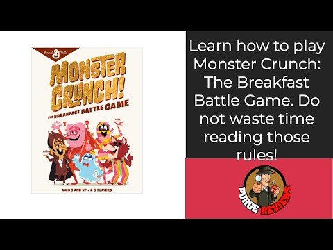 The Purge: # 3122 Monster Crunch! The Breakfast Battle Game: Learn how to play without reading the rules