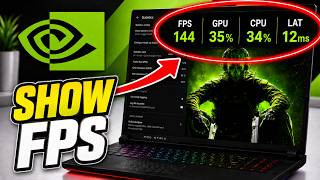 How to SHOW FPS in Any Game | Enable NVIDIA Overlay with GeForce Experience