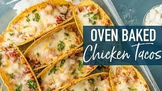 Easy Oven Baked Chicken Tacos Recipe