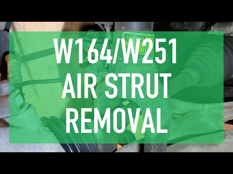 Mercedes ML/GL/R-Class Air Strut Removal Replacement