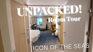 Inside Icon of the Seas Accessible Ocean View 4668 — REAL Unpacked Room Tour & Storage Truth!