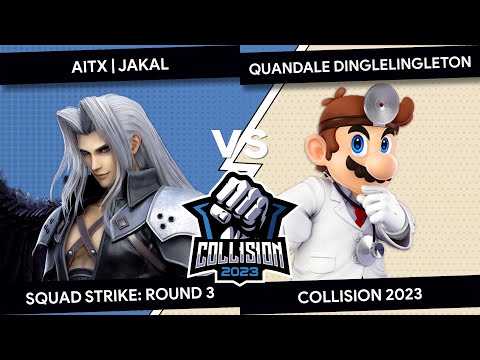 Collision 2023 - SSBU Squad Strike - Jakal (P2) VS Quandale Dinglelingleton (P1) - Winners R3