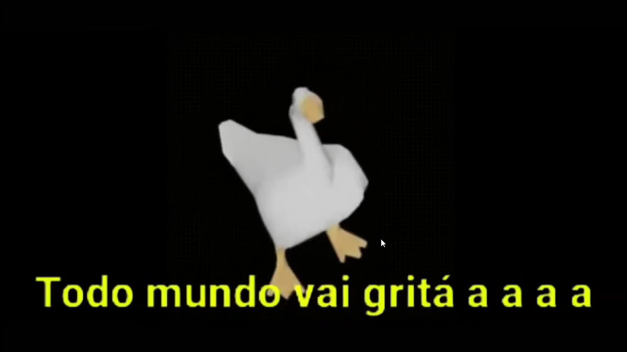 Pato ganso dançando ônibus