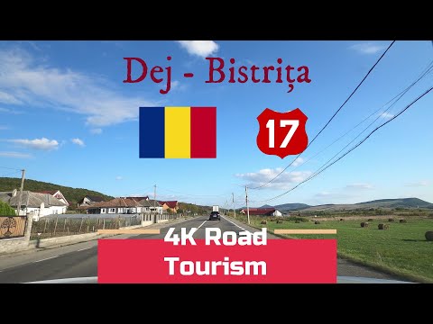Driving Romania: DN17 Dej - Bistrița - 4k scenic drive through Someș and Șieu valleys