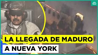 Así fue la llegada de Nicolás Maduro a Nueva York para enfrentar a la justicia
