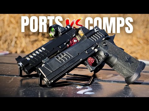WHO WINS? Ported barrels vs Compensators on pistols