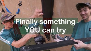 Could you do Jake's problem? Made with his homemade holds! || BoulderingBobat