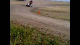 preview picture of video 'Taber Lawn Mower Races 2012 Class 2 Race 2 Side View'