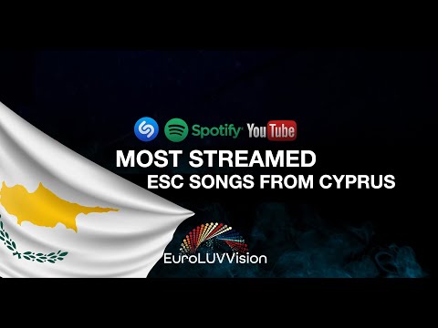 Cyprus 🇨🇾 in Eurovision TOP 38 Most Streamed Songs : Shazam, YT & Spotify (1993-2021)