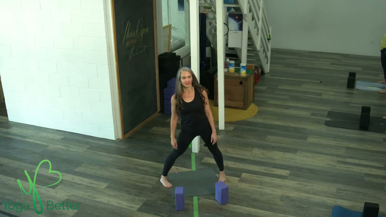 Sound delayed by ~5 min Level 2 - 745am w/ ANDRIA 9.23.24 YOGA BETTER ON LINE! (class starts @ 00:02:16; sound starts @ 00:08:35; class ends @01:02:42)