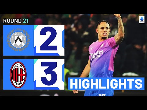 Resumen de Udinese vs Milan Jornada 21