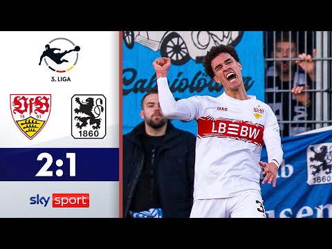 Darvich & Diehl führen VfB zum Sieg! | VfB Stuttgart II - TSV 1860 München | Highlights - 3. Liga