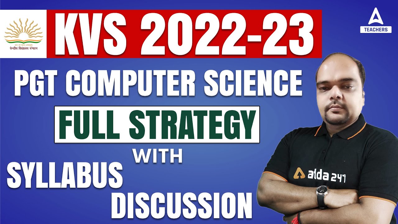 Watch video KVS PGT Computer Science Syllabus & Strategy 2022-23 | By Neeraj Sir Now KVS PGT Computer Science Syllabus & Strategy 2022-23 | By Neeraj Sir